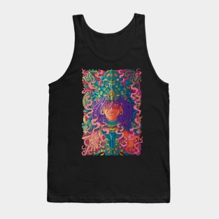 Aztec Goddess Tattoo Tank Top